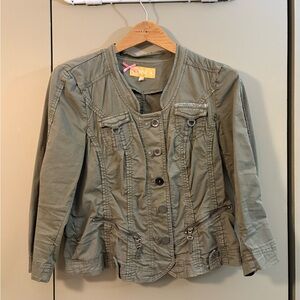 Crisca ( Biba ) kaki (army green) button up jacket / coat